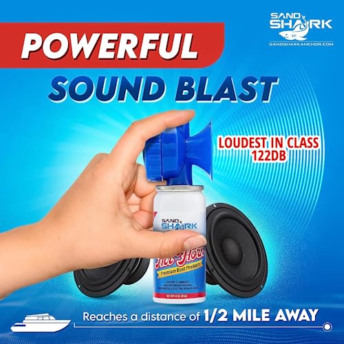 SandShark Premium Air Horn - Coast Guard Approved