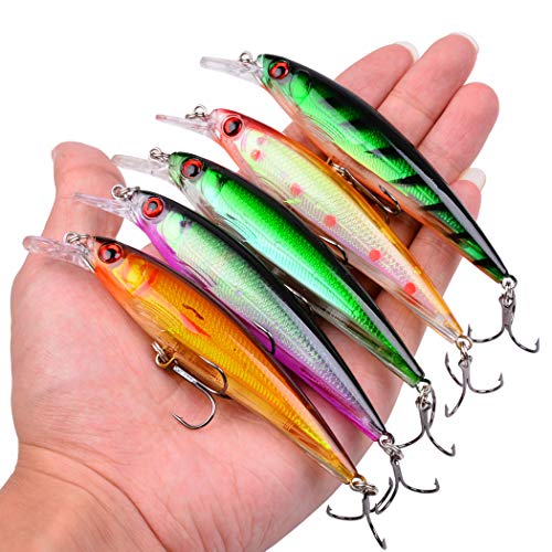 Aorace 43pcs Bass Fishing Lures Kit Set