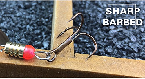 10pcs Spinnerbait Fishing Lures Kit for Bass Trout