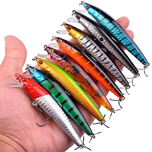 Aorace 43pcs Bass Fishing Lures Kit Set
