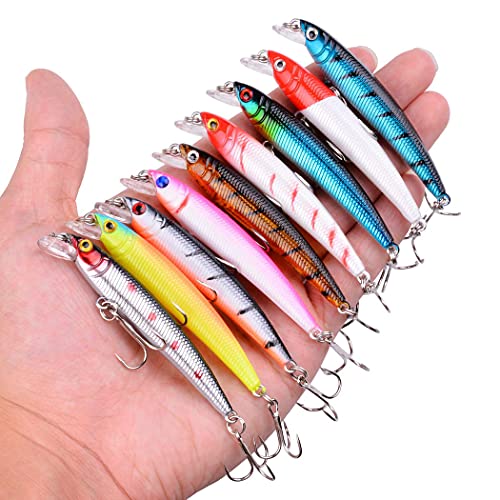 Aorace 43pcs Bass Fishing Lures Kit Set