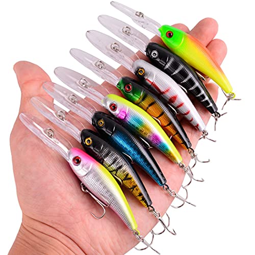 Aorace 43pcs Bass Fishing Lures Kit Set