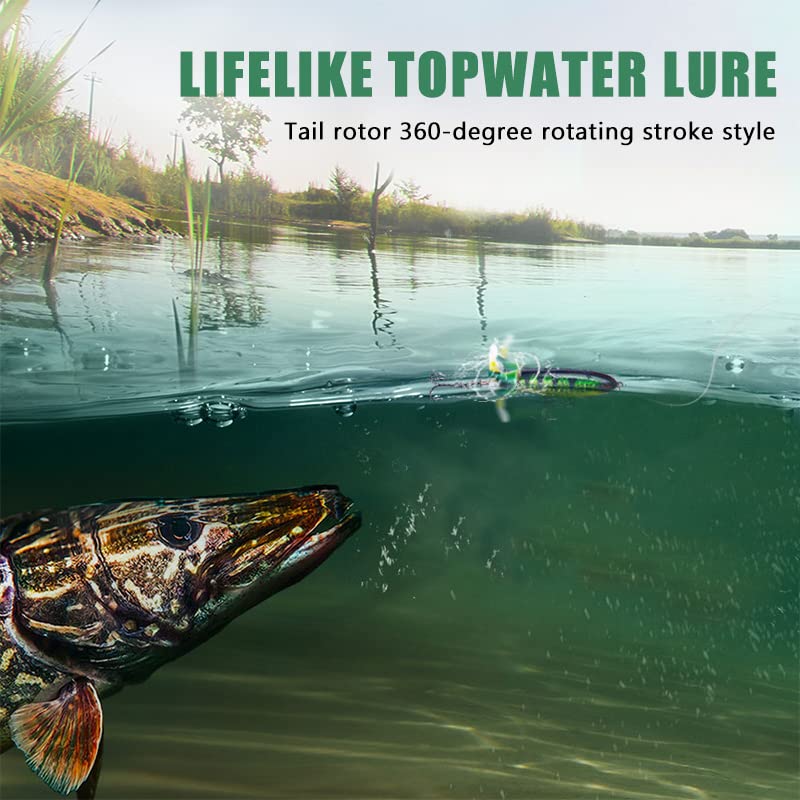 HENGJIA Bass Trout Fishing Lures Kit for Topwater