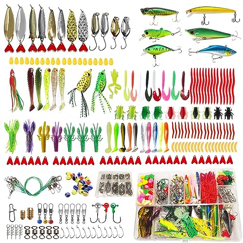 437-Piece Fishing Lures Kit for Freshwater & Saltwater