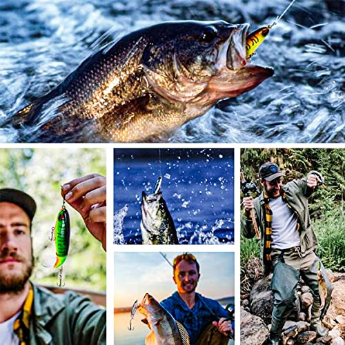 HENGJIA Bass Trout Fishing Lures Kit for Topwater
