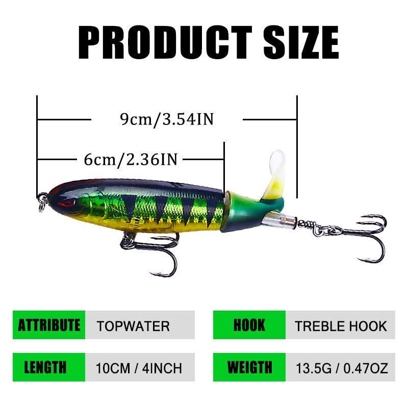 HENGJIA Bass Trout Fishing Lures Kit for Topwater
