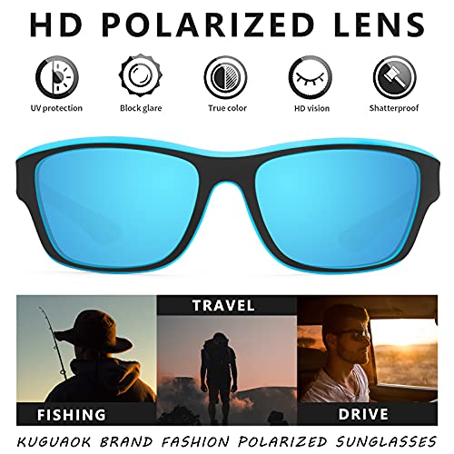 Men's Polarized Sports Sunglasses for Driving, Cycling, Fishing