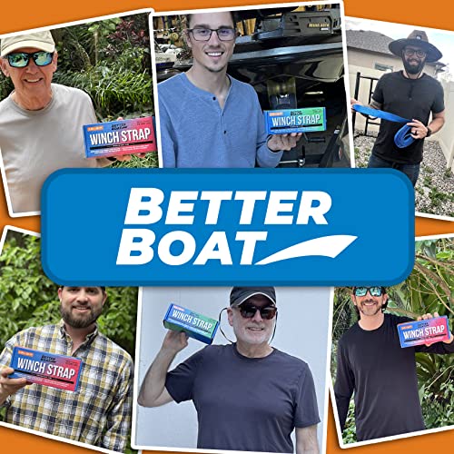 Heavy-Duty Boat Winch Strap with Hook 10000Lbs