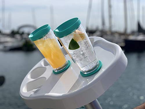 SquidCup Boat Cup Holder & Tumbler System, Teal