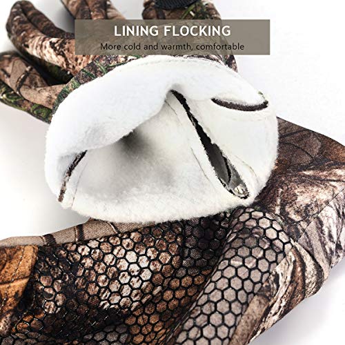 EAmber Camouflage Hunting Gloves Full Finger/Fingerless Pro Gloves