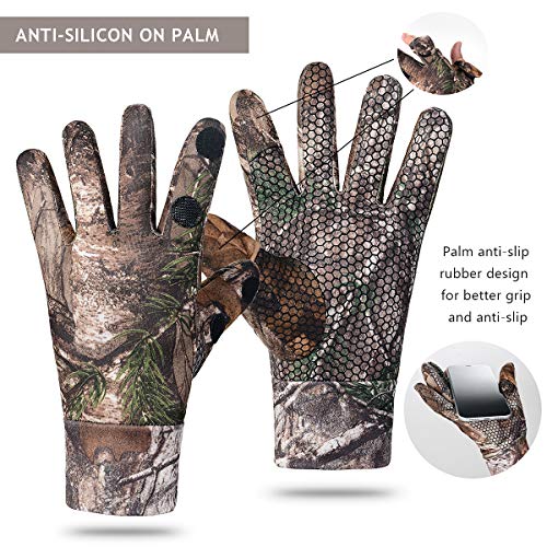 EAmber Camouflage Hunting Gloves Full Finger/Fingerless Pro Gloves