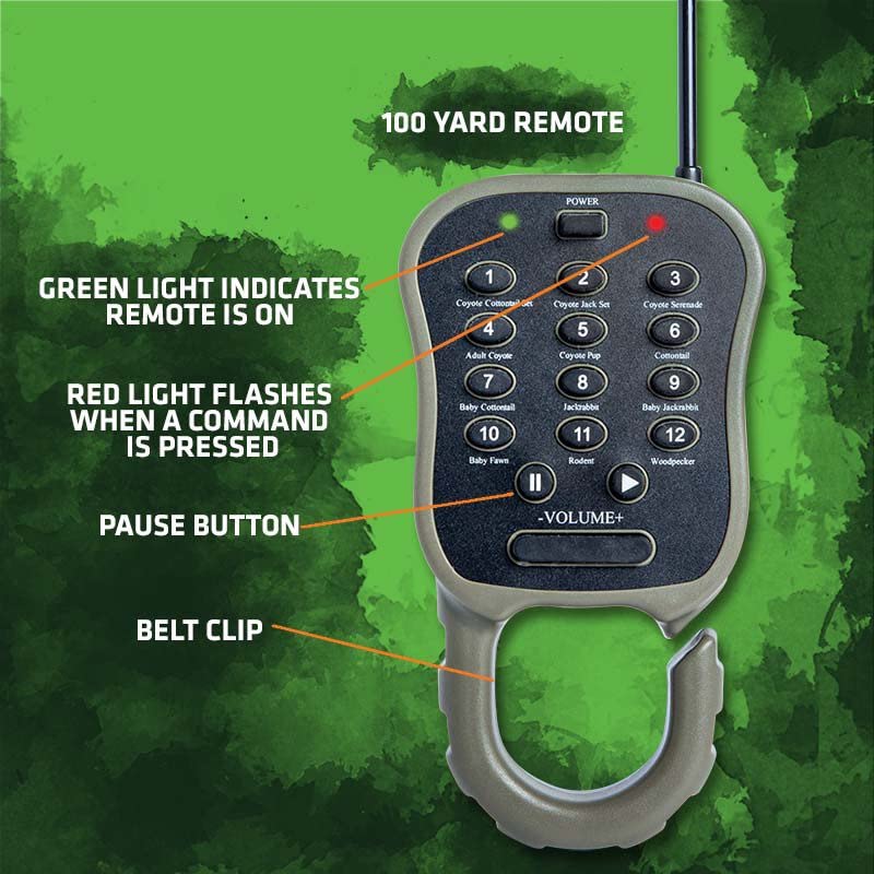 Primos Electronic Predator Call with 100 Yard Remote