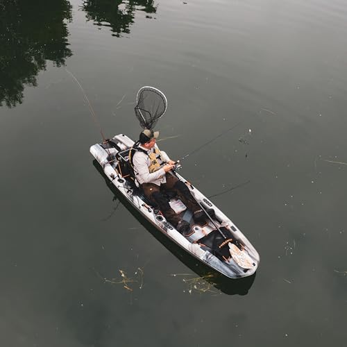 Pelican Catch Mode 110 Premium Angler Kayak Displaying Lawnchair Seat - 10.5 Ft