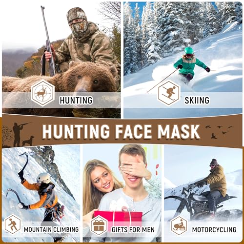 Camo Balaclava Ski Mask Perfect for Men & Women