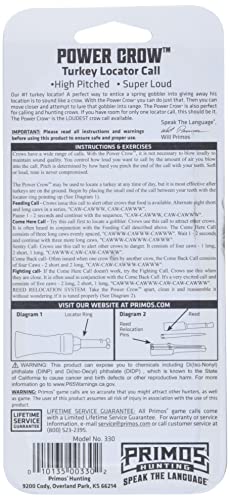 Primos Power Crow Turkey Locator Call for Seasoned Hunters
