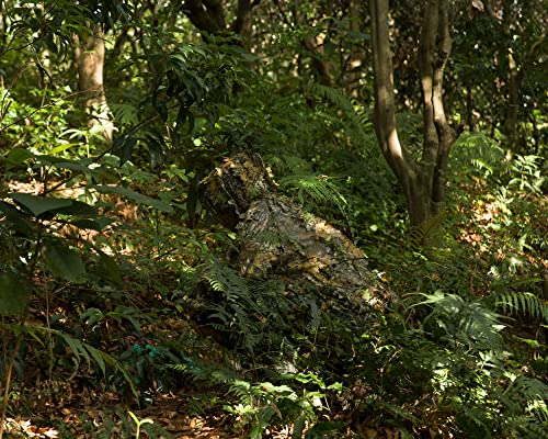 Ginsco Ghillie Suit Set XL/XXL, 3D Leafy Camo