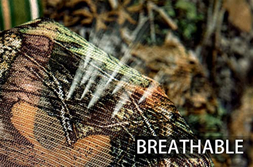 Ginsco Ghillie Suit Set XL/XXL, 3D Leafy Camo