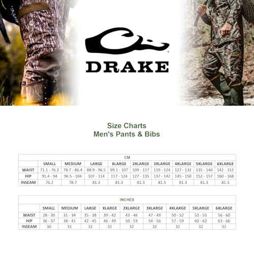 Drake Men's Tech Stretch Camouflage Hunting Pants, Medium