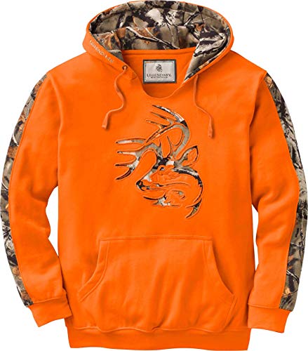 Men's Camo Outfitter Hoodie, Legendary Whitetails, Inferno, Large