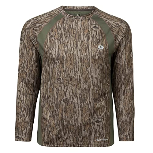 Mossy Oak Lightweight Camo Shirts Hunting, Bottomland, X-Large