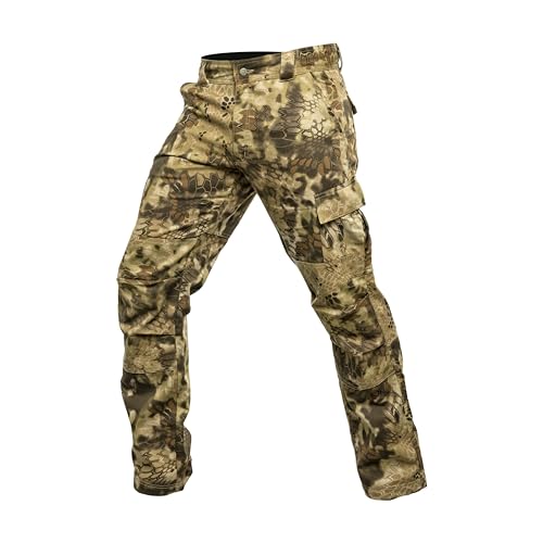 Kryptek Men's Stalker Camo Hunting Pants, Highlander, X-Small