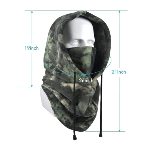 Your Choice Balaclava Ski Mask for Men, Hunting Face Mask, Camo Balaclava Face Mask Men for Cold Weather, Hunting Gear Gifts for Men Women, Extra Long Design