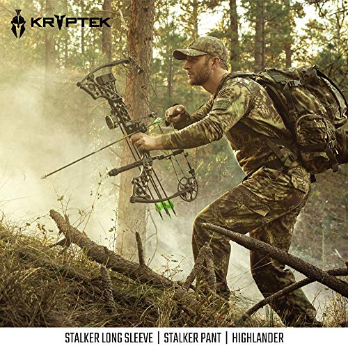 Kryptek Men's Stalker Camo Hunting Pants, Highlander, X-Small
