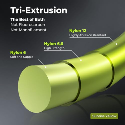 KastKing TriPolymer Crappie Monofilament Fishing Line - High Strength