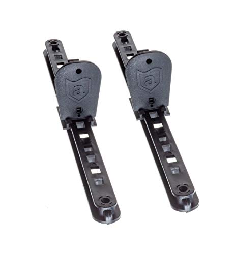 Attwood Universal Adjustable Kayak Foot Pegs Set, Black