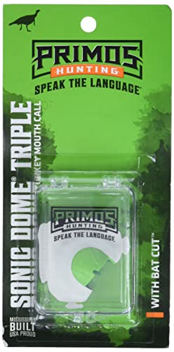 Primos Sonic Dome Turkey Mouth Call - Bat Cut