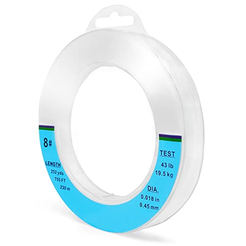 Clear Fishing Wire for Hanging, Strong Nylon Thread