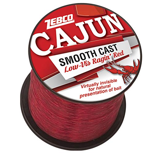 Zebco Cajun Red Monofilament Fishing Line, 6-Pound Strength