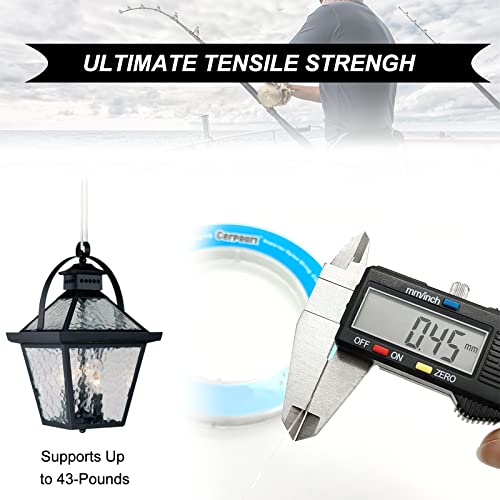 Clear Fishing Wire for Hanging, Strong Nylon Thread