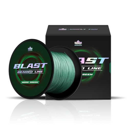 Ultra-Strong Braided Fishing Line, HyperOSi Coating, Water & Abrasion Resistant