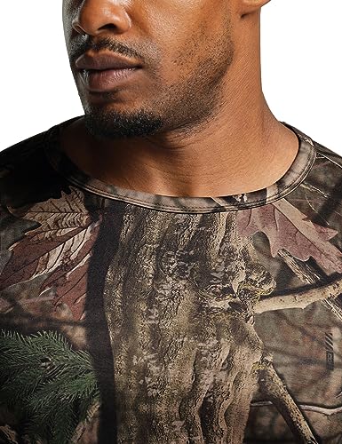 TSLA Men's Thermal Underwear Set, Hunting Camo, Medium