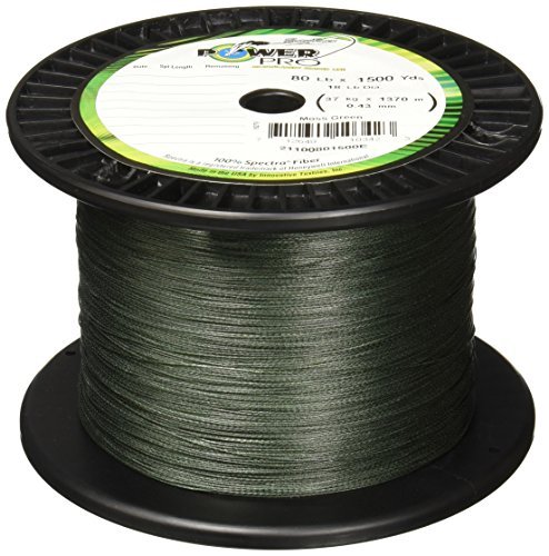 Power Pro Moss Green Braided Fishing Line,150YD/30LB