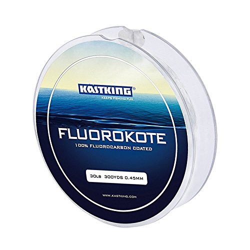 KastKing FluoroKote Fishing Line 15LB 300Yds Premium Spool