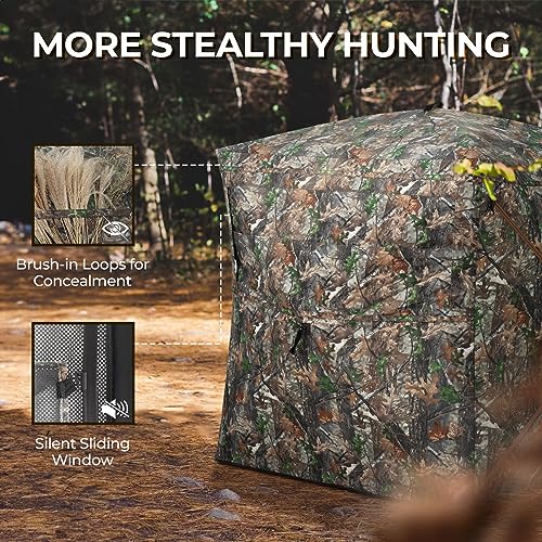360° See-Through Hunting Blind for 2-3 People