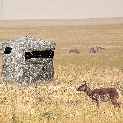 360° See-Through Hunting Blind for 2-3 People