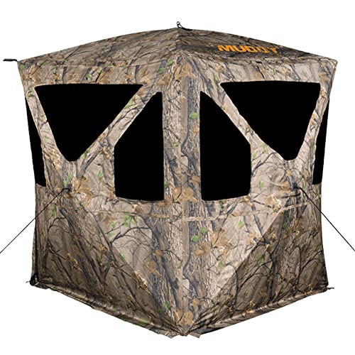 Muddy Whitetail Deer Buck Hog Ground Blind Camo