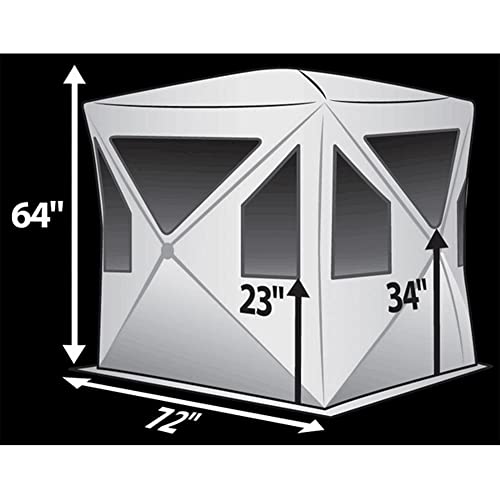 Muddy Whitetail Deer Buck Hog Ground Blind Camo