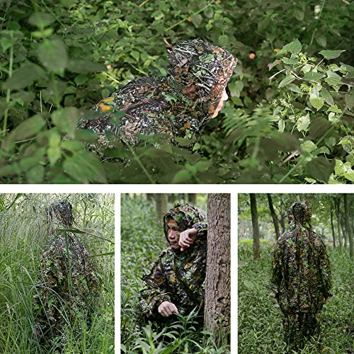 Zicac 3D Leafy Camo Suit for Tall Hunters