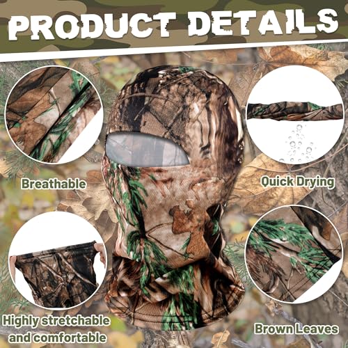 Camo Balaclava Face Masks for Hunting & Outdoor Activities