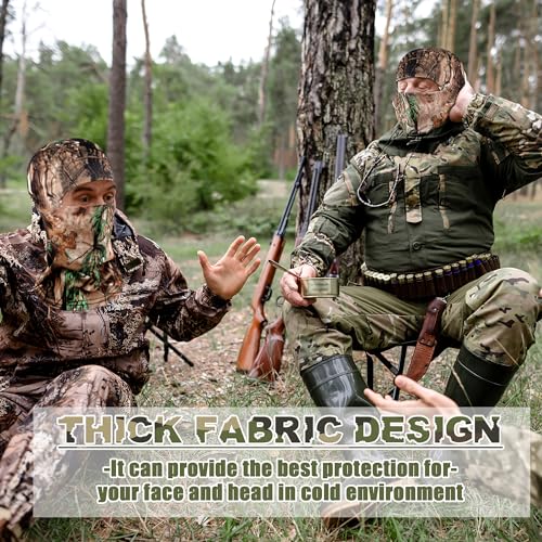 Camo Balaclava Face Masks for Hunting & Outdoor Activities