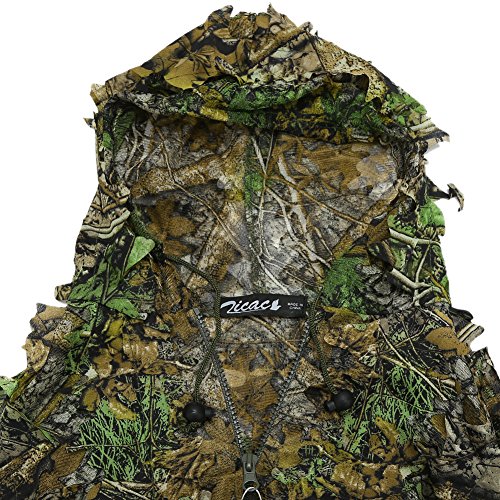 Zicac 3D Leafy Camo Suit for Tall Hunters