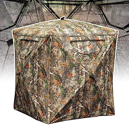 2 Person Pop Up Hunting Blind, Portable & Durable
