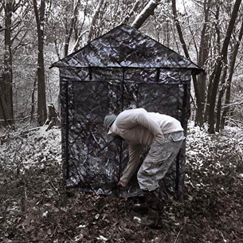 Steel Frame Camo Hunting Ground Blind with (8) Windows