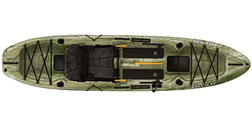 Sun Dolphin Boss SS Angler Kayak, Grass Camo, 12.3ft