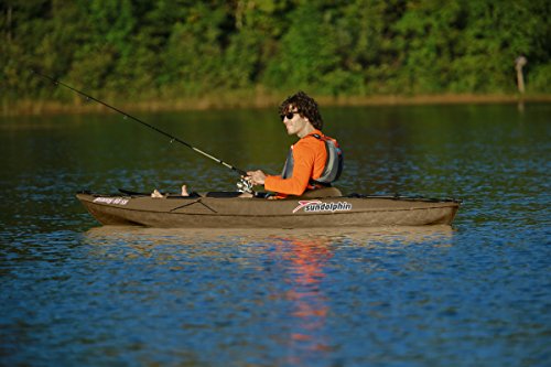 Single Person Fishing Kayak with Portable Accessory Carrier
