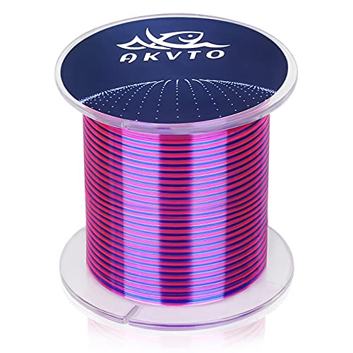 AKvto Premium Color Monofilament Fishing Line - 300 Yards